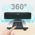 thumbnail image 3 of Digital Orbital Shaker, 20-80RPM Speed Adjustable Orbital Rotator Shaker, 10 Tilting, LED Display Speed and Time, 0.8kg Capacity, Timed and Continuous Modes, for Labs Classrooms, 3 of 7