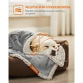 thumbnail image 4 of Feandrea Manta Impermeable para Perros, para Perros Pequeños y Medianos, Gatos, 127 x 101 cm, L, Lavable a Máquina, Gris, 4 of 5