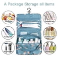 thumbnail image 3 of 1 Uds. Neceser colgante-organizador de viaje de maquillaje cosmético grande para hombres y mujeres con gancho resistente, 3 of 8