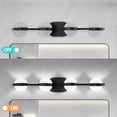 thumbnail image 6 of ACE-LIGHTS,4-Light Modern Minimalist Bathroom Vanity Light With Acrylic Shades,Bathroom Mirror Lamp for Bathroom,Dressing Room,Bedroom,Living Room,Office,Restaurant,Bars(Black), 6 of 8