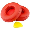 thumbnail image 3 of Geekria Coussinets de Remplacement pour Beats by Dr. Dre Solo3, Solo 3.0, 2 Rouges, 3 of 7