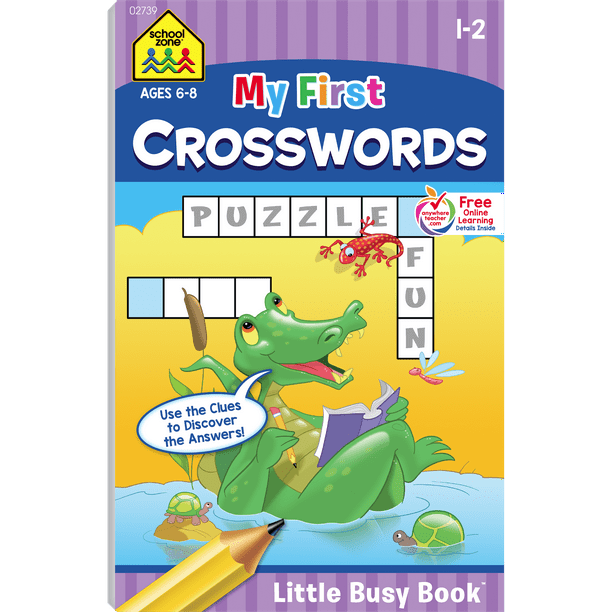 School Zone My First Crosswords Tablet Workbook