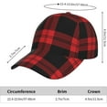 thumbnail image 5 of Men Women Baseball Cap Hat Fishing Cap Runner Cap Hip Hop Snapback Cap, 5 of 8