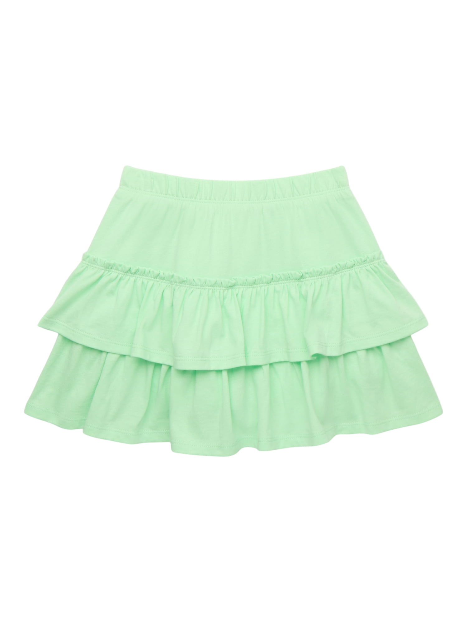 365 Kids by Garanimals Girls Tee and Scooter Skirt Outfit Set, 4-Piece, Sizes 4-10