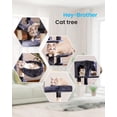 thumbnail image 4 of Árbol para Gatos Hey-brother Gris Ahumado con Gran Hamaca, 4 of 7