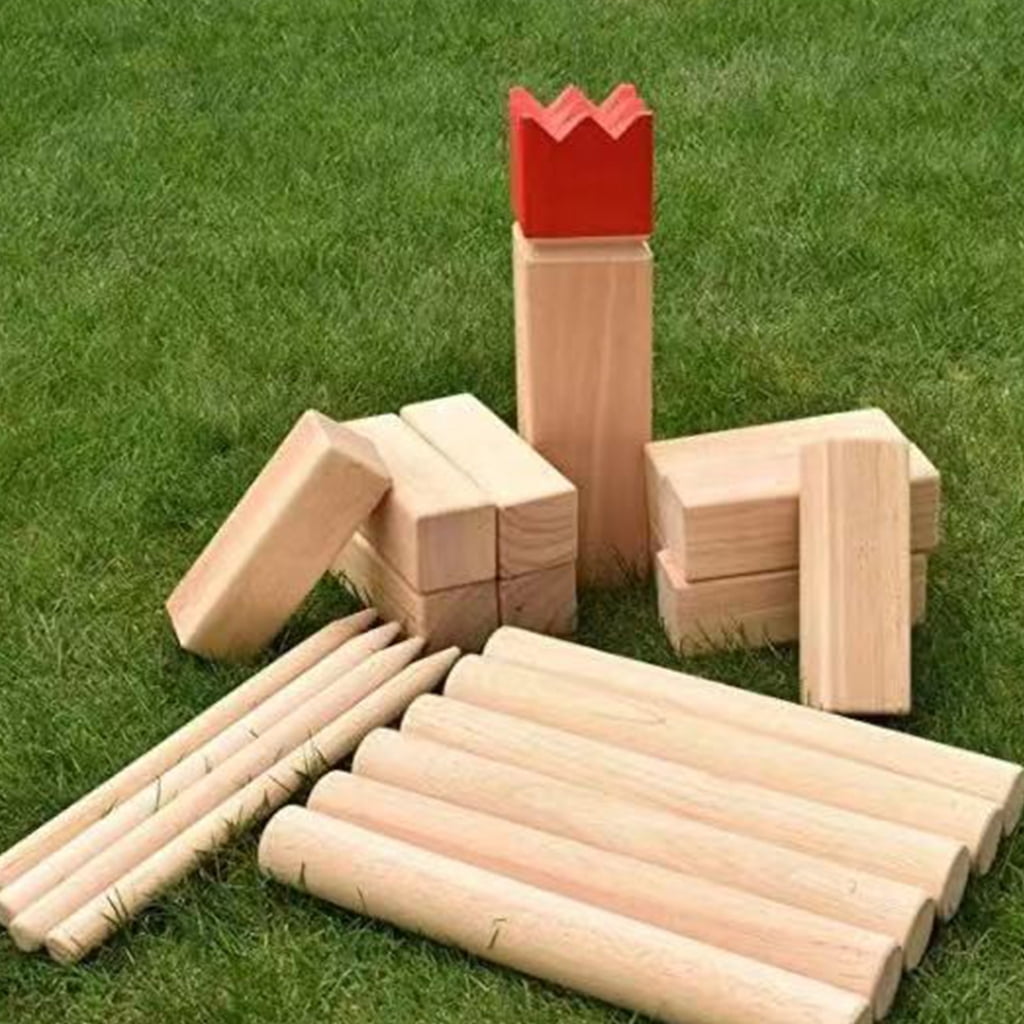 Yokua Kubb Yard Game Set for Adult Kids Easy to Learn with Portable Carrying Case