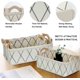 thumbnail image 5 of Cestas de almacenamiento pequeñas Organizador de almacenamiento de juguetes Cesta rectangular Cestas de regalo vacías Cestas de estante Cesta de almacenamiento decorativa con asas de madera para, 5 of 5