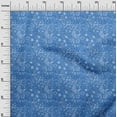 thumbnail image 2 of oneOone Polyester Spandex Medium Blue Fabric Animal Skin Sewing Fabric By The Yard Printed Diy Clothing Sewing Supplies 56 Inch Wide-7C2, 2 of 4
