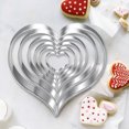 thumbnail image 1 of Juego De Moldes Para Pasteles 6 uds molde cortador de galletas forma de corazón multifunción para sándwiches galletas, 1 of 7