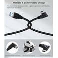 thumbnail image 5 of BEST- 16Ft/5M Link Cable For Meta Quest 2/3 Type-C Right Angle To Usb A Charging Cord, 5 of 6