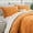 Burnt Orange, variant on Fluffy Queen Comforter Set - Super Soft Sherpa Grey Comforter for Queen Size Bed, Luxury Warm Bedding Set for Winter, Fuzzy Bed Set 3 Pieces (1 Comforter, 2 Pillowcases)