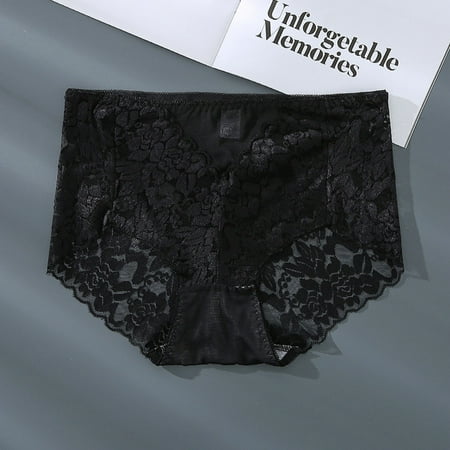 HaoXianJian Sheer Mesh Underwear for Women Low Rise Bikini Brief Panties Ladies Stretchy Cheeky Briefs