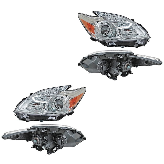 Par de Faros Prius 2014 A 2015 Toyota TYC .