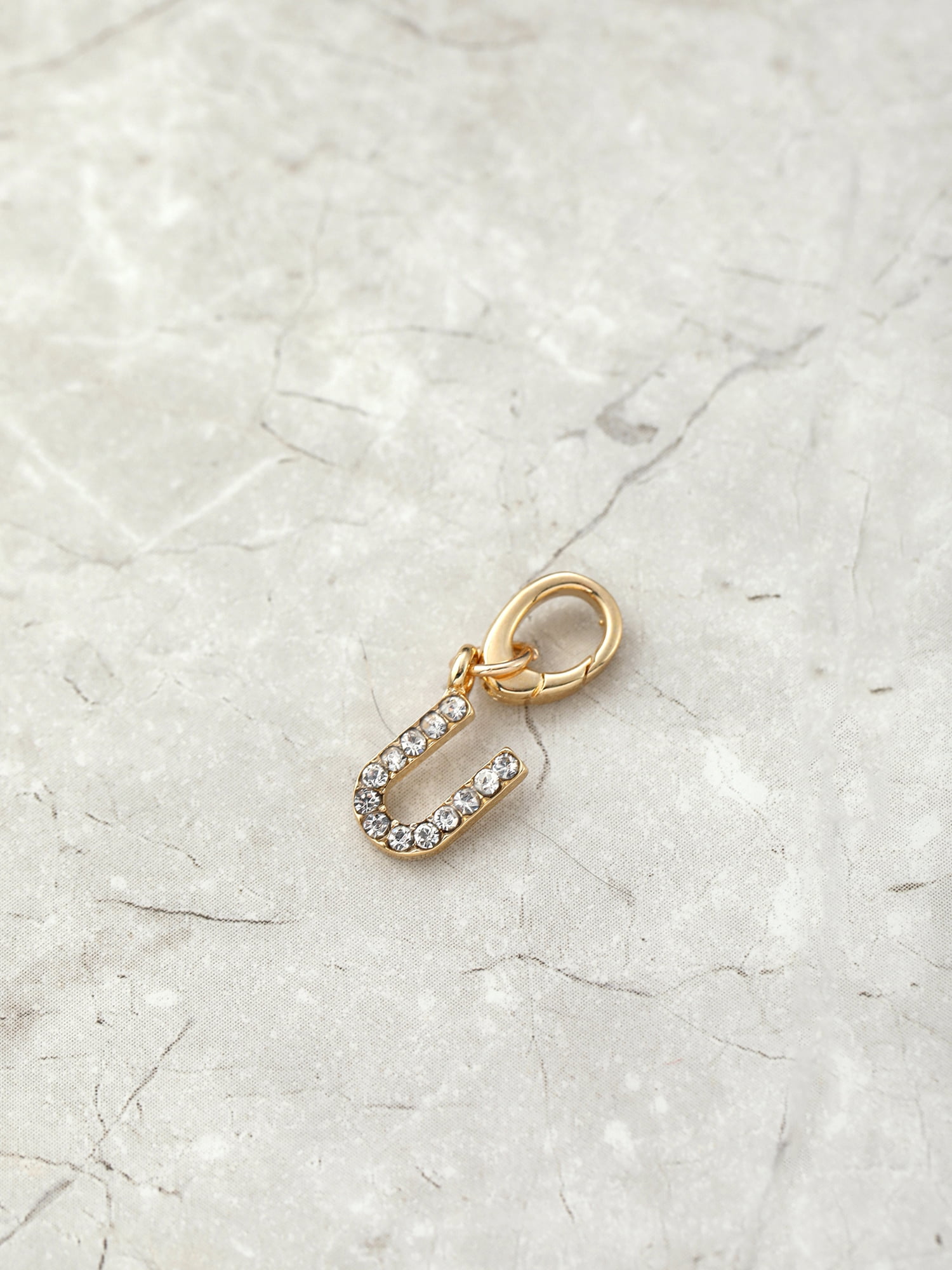 Time and Tru Women's Goldtone Initial Letter Charm, 1 Piece