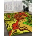 thumbnail image 2 of Ahgly Company Indoor Rectangle Patterned Saffron Red Area Rugs, 2' x 3', 2 of 6