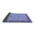 thumbnail image 2 of Ahgly Company Indoor Square Abstract Blue Modern Area Rugs, 3' Square, 2 of 4