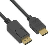 Cable Central LLC (10 Pack) 3Ft DisplayPort to HDMI 4K/30Hz 30AWG - 3 Feet