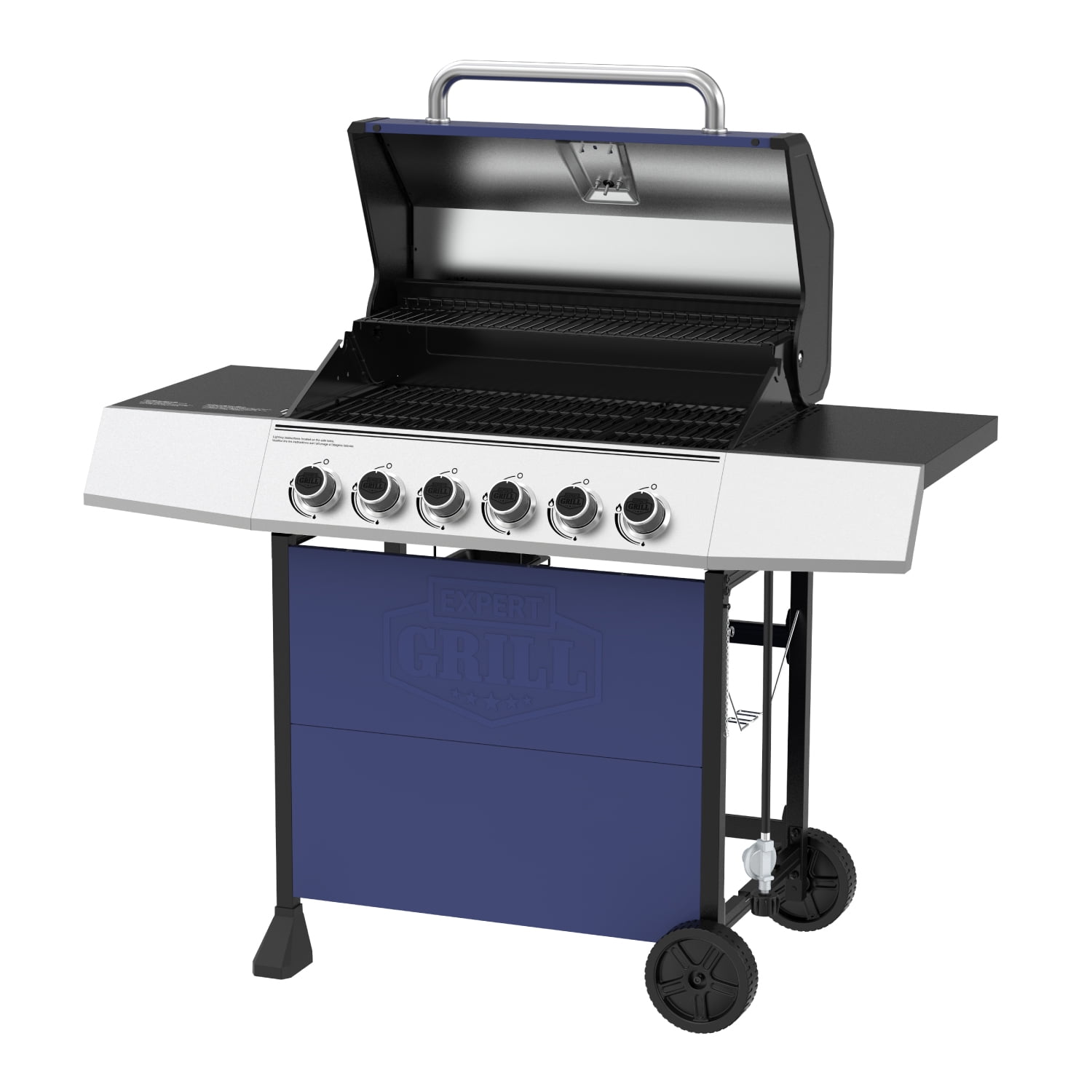 Free Shipping! Expert Grill 6 Burner Propane Gas Grill Blue with