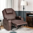 thumbnail image 4 of Gymax Fauteuil Inclinable de Massage Pivotant à 360 Degrés avec Chauffage, 4 of 10
