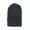 Black, variant on Solid Winter Long Beanie, Gold