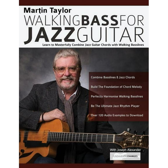 Martin Taylor Walking Basslines for Jazz Guitar, (Paperback)