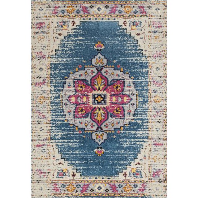 Amer Tapis MAN152606 2 Pi 6 Po x 6 Pi Manhattan 15 Tapis de Course à la Mode - Turqouise