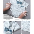 thumbnail image 3 of ZOEREA Baby Boy Clothes Suit Newborn Infant Gentleman Outfits, Formal Dress Shirt+Bowtie+Suspender Shorts Wedding Party Set, 3 of 10