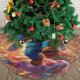 thumbnail image 3 of Falda para árbol de Navidad de Mario, suave y divertida, decoración navideña de granja con cuello para árbol de Navidad de 48", 3 of 4