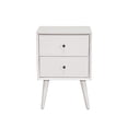 thumbnail image 3 of White Century Modern Wood 2 Drawer Nightstand, 3 of 3