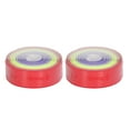 thumbnail image 1 of Bike Handlebar Wrap, Gradient Damping PU Elastic Bike Handlebar Wrap Fade  Soft Slip  2PCS with Rubber Strip for Riding Red Yellow and Purple, 1 of 7