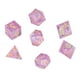 thumbnail image 2 of Juego De Dados De Resina ANGGREK 7 Piezas Pulidos A Mano, 2 of 8