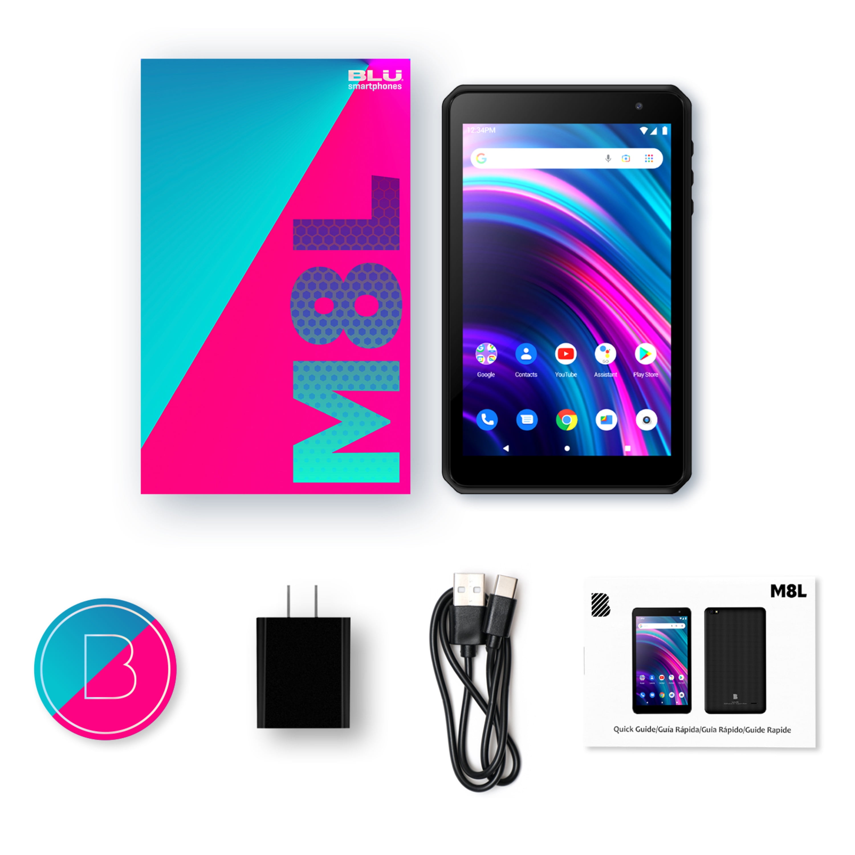 BLU M8L M0176UU 32GB GSM Unlocked Android Tablet - Black