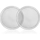 thumbnail image 1 of Soro Essentials - Juego de 2 rejillas de aluminio para pizza de 10 pulgadas - Rejilla para hornear pizza con borde sin costuras para horno, rejilla redonda de malla para pizza, bandeja para pizza, 1 of 5