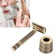 thumbnail image 3 of Herramienta manual de metal para recortar barba cortapelos manuales de doble filo lavables vintage para salón ANGGREK Otros, 3 of 8