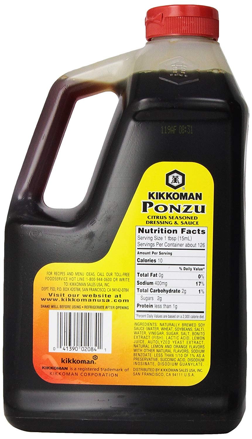 Kikkoman Ponzu Soy Sauce Food Service, 64 Ounce