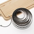thumbnail image 4 of Houderco 6Ud De Para Galletas Redondos De Acero Inoxidable Con Bordes Fluted Para Repostería Creativa, 4 of 8