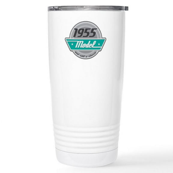 CafePress - 1955 Birthday Mugs - Insulated Stainless Steel Travel Tumbler 20 oz.