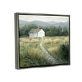 thumbnail image 4 of Stupell Industries Traditional White Cottage Path Landscape Painting Gray Floater Framed Canvas Art Print Wall Art, 21 x 17, 4 of 10