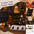 thumbnail image 7 of Clthnxya DIY Crochet Halloween Tree Kit, Christmas Tree Crochet Craft Ornament Set, Beginner-Friendly Kit with Yarn & Crochet Hook Instructions, Handmade Holiday Tabletop Decor Craft Gift, 7 of 7
