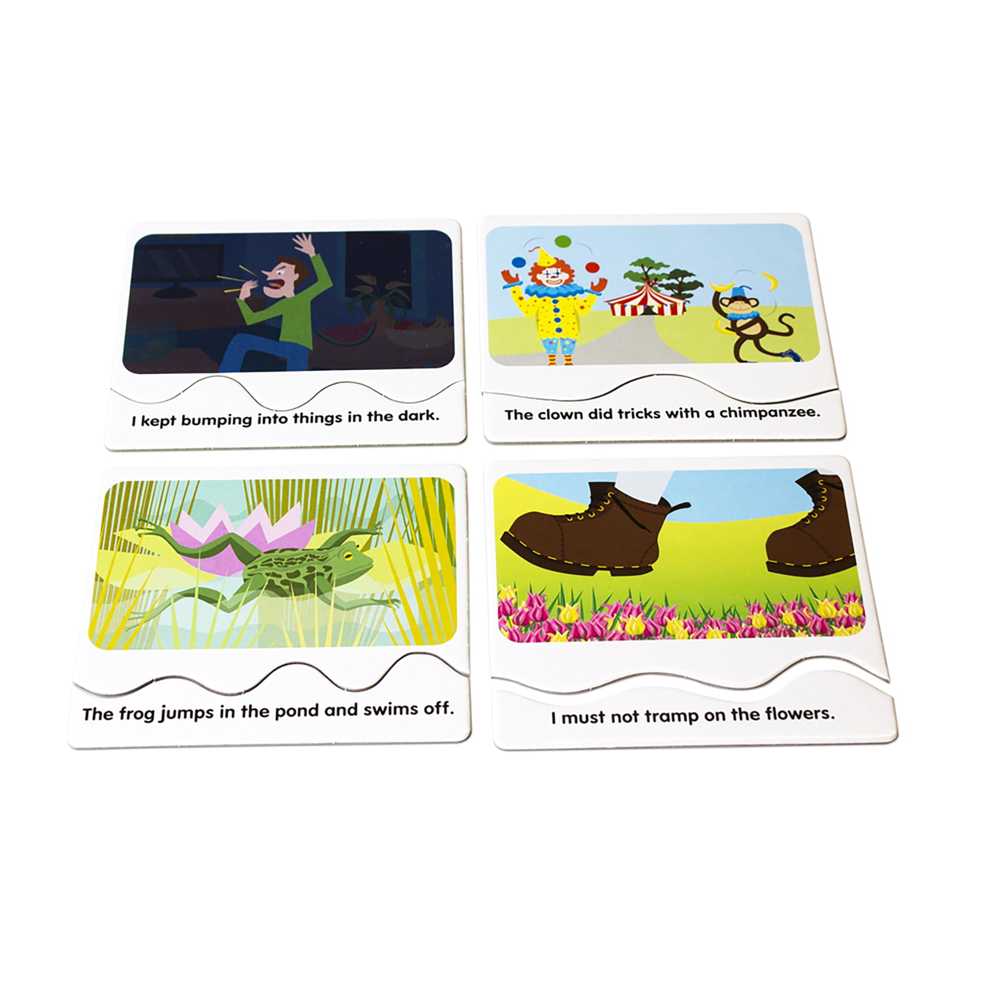 6 Blend Games Junior Learning Board Game for Ages 5+ Kindergarten Learning, Language Arts Learn Phonics, Perfect for Home School, Educational Resources