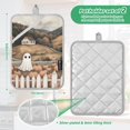 thumbnail image 6 of Yayeee Pot Holders Kitchen Heat Resistant with Pocket 7"x9.8" Cotton Oven Cooking Hot Pads, Halloween Pumpkin, 6 of 7