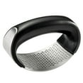 thumbnail image 1 of Manual Garlic Crusher with Ergonomic PP Handle - 430 Stainless Steel Mini Garlic Press for Home Use, Rustproof & Deform-Resistant, Even Hole Distribution, Easy to Clean, Optional Black/Silver Color,, 1 of 7