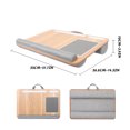 thumbnail image 1 of Awdenio Laptop Tray with Cushion, Mouse Pad & Integrated Wrist Rest with Tablet Stand, 1 of 2