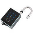 thumbnail image 1 of Smart Keyless Fingerprint Padlock Biometric Security Lock for Gym School Office, 1 of 7