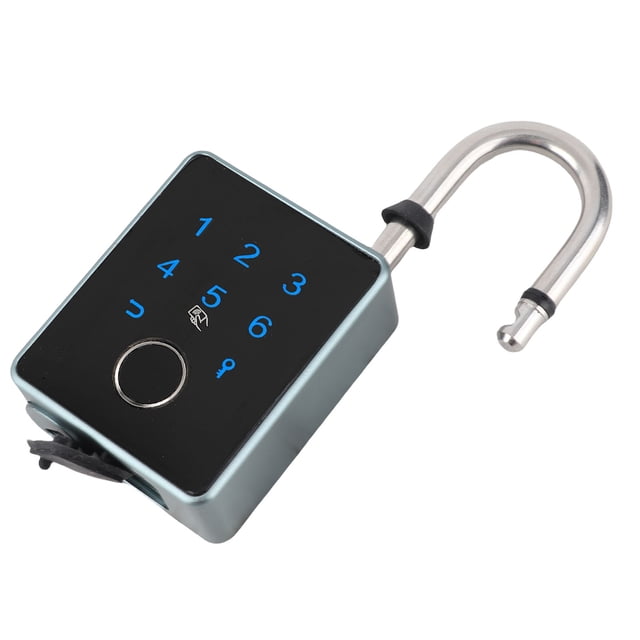 Smart Keyless Fingerprint Padlock Biometric Security Lock for Gym School Office