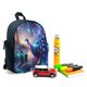 thumbnail image 3 of Pavo Real Mochila Escolar para Niños y Niñas, Mochila Infantil Ligera de Alta Calidad, Grande y Duradera Azul, 3 of 6