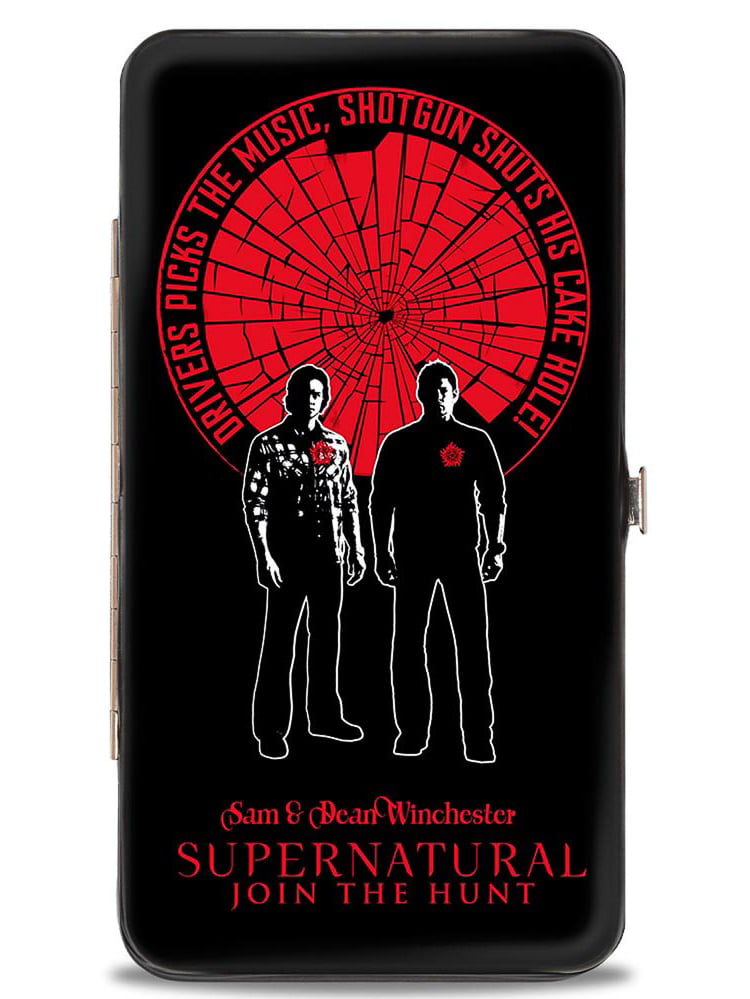 Supernatural Winchester Brothers Sam and Dean Leather Bifold Wallet 