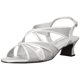 thumbnail image 1 of Sandalia con tacón Easy Street Tristen para mujer, plata satinada 7.5N, 1 of 1
