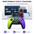 thumbnail image 6 of Switch 2 Controller, Wireless Switch Pro Controller for Nintendo Switch 2/Switch/OLED,2 Pack, 6 of 10