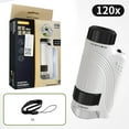 thumbnail image 1 of Uklsqma Portable Microscope 60-120X Handheld Science Toy for Kids Ages 6-14 | 3-In-1 Tabletop Scanner Smartphone Compatible with Led Lighting | Educational Biology Geology Observation Tool, 1 of 3